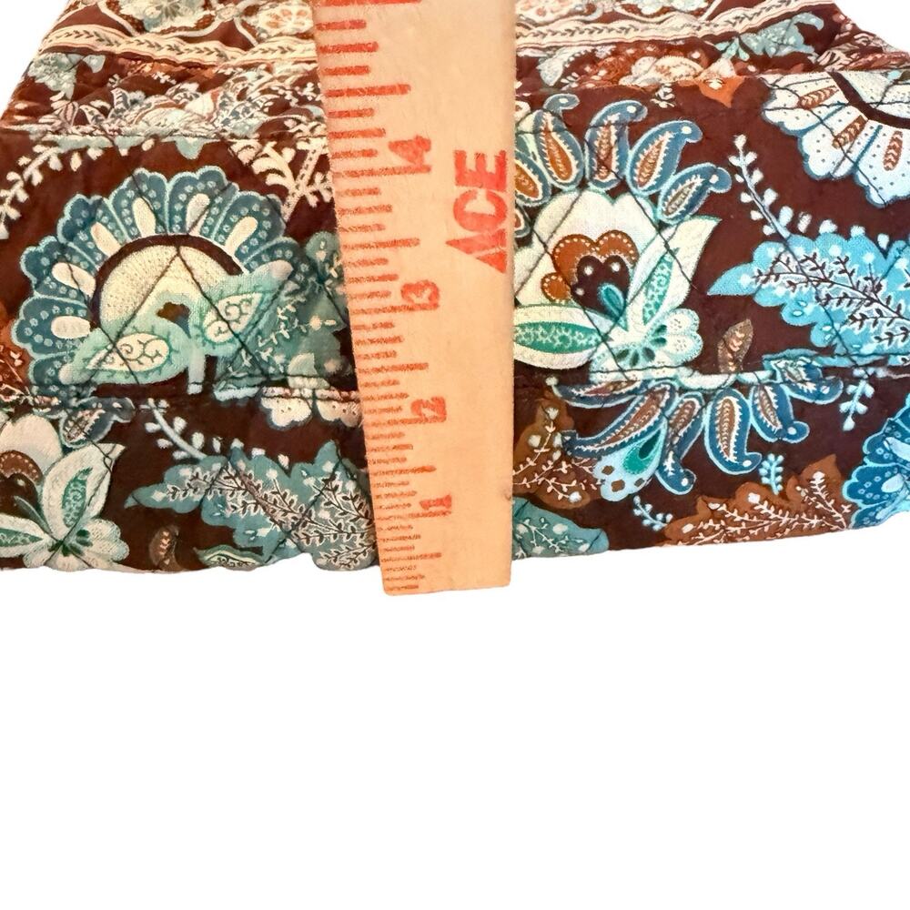 Vera‎ Bradley Retired Java Blue Small Tote/Shoulder Bag Preppy Classic - Picture 8 of 11